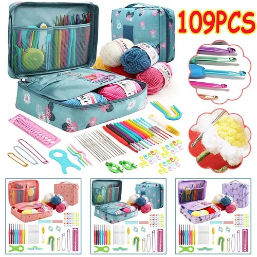 109pcs ergonomic crochet hook - crochet,