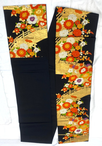 Japanese vintage kimono fukuro - vintage,