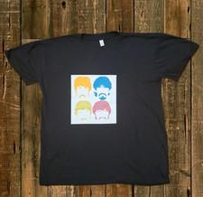 The Beatles rock black t shirt