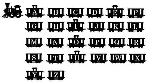Vinyl decals alphabet - vinyl,