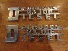 FORDSON MAJOR D BONNET BADGES