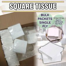 White Paper Serviettes 1ply