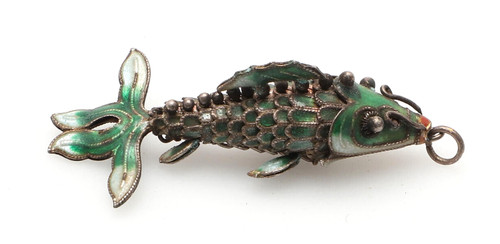 Chinese cloisonné enamelled