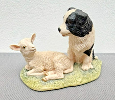Border Fine Arts 'Pals' Border Collie Pup & Lamb - B0007 - James Herriot - 1996