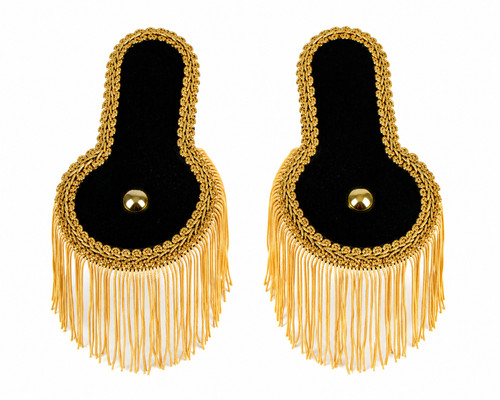 Gold epaulettes epaulet - gold,