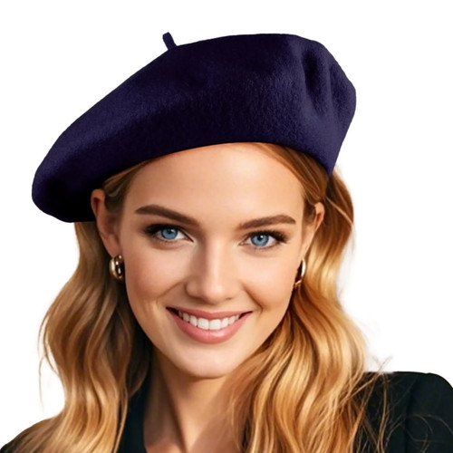 Wool beret hat for women - &, men
