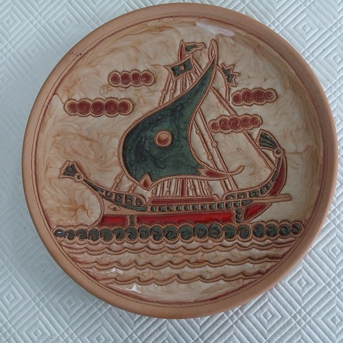 Vintage bonis pottery wall - bonis,
