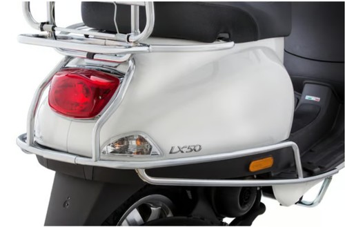 Chrome rear crash - chrome, vespa