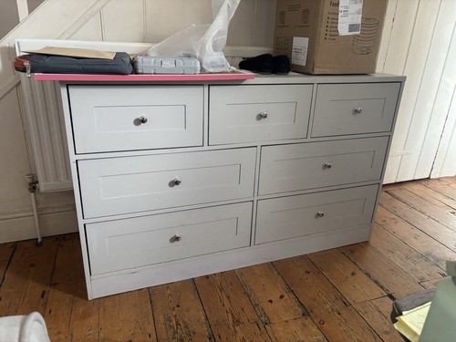 Grey chest drawers - grey,