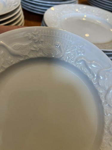 Limoges white porcelain - white, side