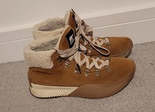 Sorel Out N About III  Conquest Snow Winter Ankle Boots Camel Brown Size 4 5