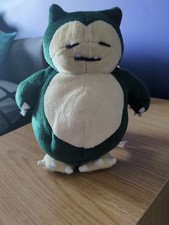VINTAGE 1998 Official Nintendo Pokemon 7ish" Snorlax Soft Plush Toy Play By Play