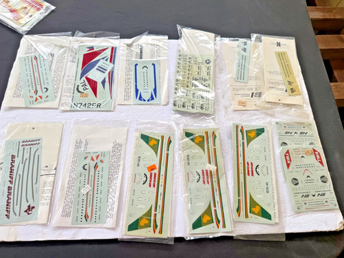 Assorted 144 airliner decal - assorted,