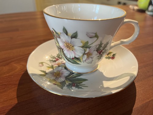 Christmas cup and - christmas, saucer