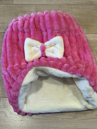 Luxury faux fur pink snuggle - faux,