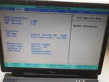 Fujitsu Amilo Pi 1505 Intel Motherboard with Processor - Intel(R) CPU T2050