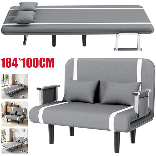 Double fabric sofa bed - double, sleeper
