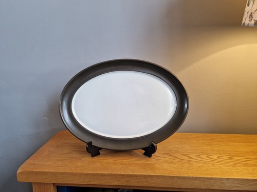 Denby chevron oval platter - chevron,