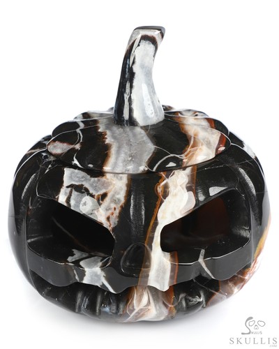 Black zebra agate hand - 4.1",