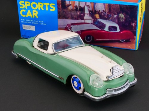 753 lucky sports car tin - car,