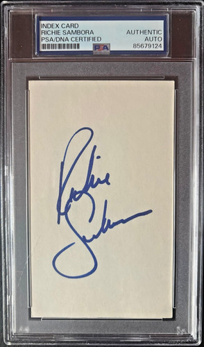 Richie sambora signed index - richie,