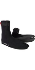 2025 O'Neill Heat Ninja 3mm Split Toe Boots - Black