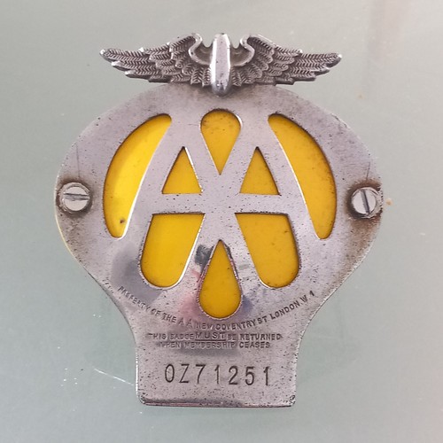 Vtg 1957 car - car, badge
