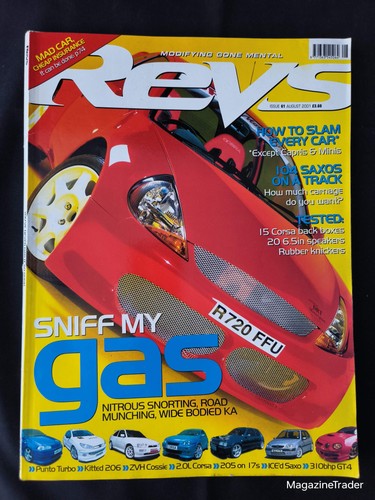 Revs magazine august 2001 - revs,