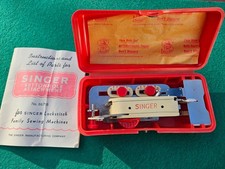 Vintage Singer sewing machine Buttonhole Attachment 86718 Boxed + Instructions