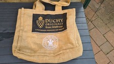 WAITROSE HESSIAN JUTE FOOD SHOPPING BAG DUCHY ORIGINALS THE PRINCE'S CHARITIES