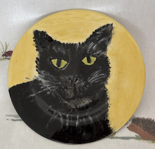 Super cute black cat - super, vintage