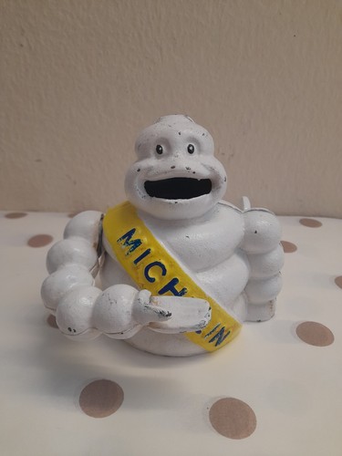 Vintage cast iron michelin - iron, man