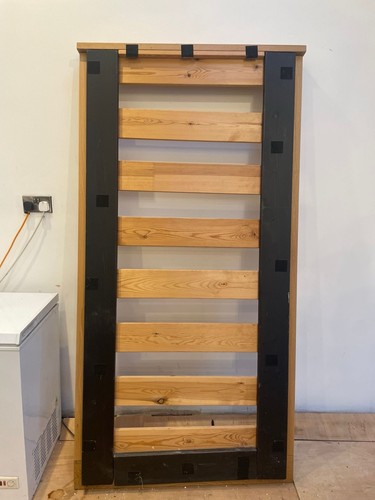 Solid oak single low bed - solid,