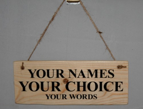 Small personalised shed sign - personalised,