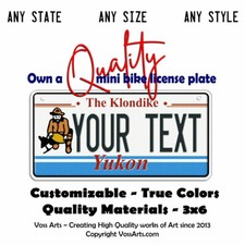 Canada License Plate Yukon