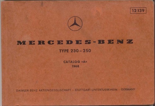 Mercedes benz 230 - 250, saloon