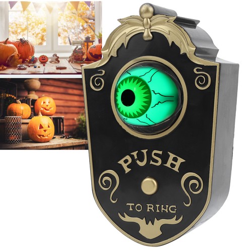 Animated eyeball doorbell - eyeball,