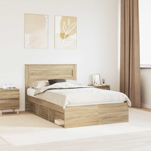 Bed frame sonoma - sonoma, oak