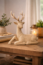 Resin Stag Ornament with