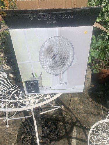 Tesco inch desk fan new - desk, in