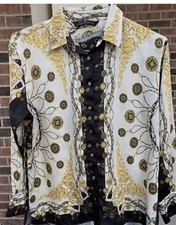 ZARA Chainmail Blouse Shirt Top Size XS Bloggers Fave