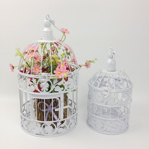 Large white metal - white,