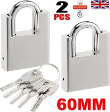 2X HEAVY DUTY PADLOCK ARMOURED