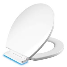 Bemis Belmont Round Never Loosens Toilet Seat, White