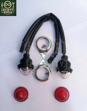 Pair Chromed Rims Clear Pilot