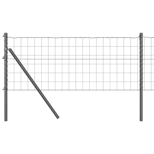 Euro fence with concrete - euro,