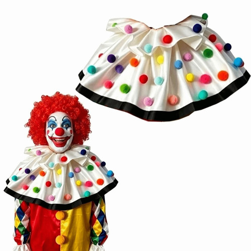 1pc clown collar role play - clown,