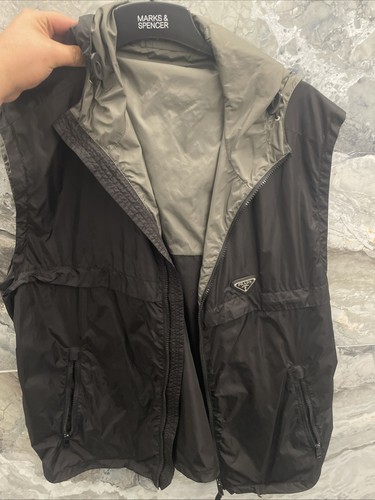 Prada men gilet black - gilet,