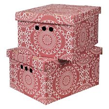 2pc Decorative Storage Boxes