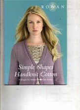 Rowan simple shapes handknit cotton 8 designs by Martin Storey knitting patterns